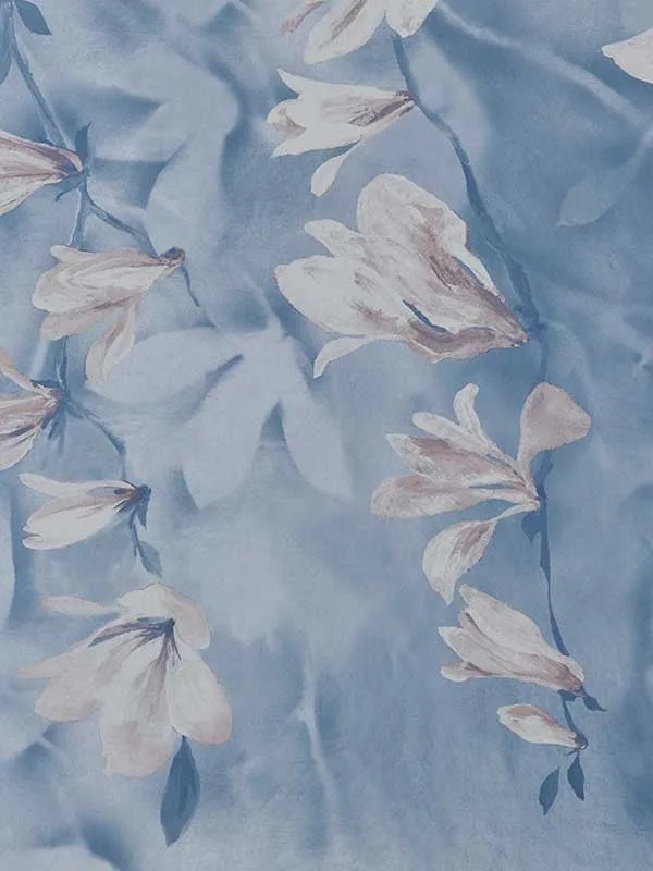 03 chambray patterned wallpaper for bedroom by Maxwell