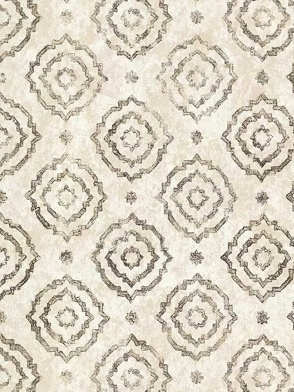 gold patterned wallpaper for bedroom by A Street Prints