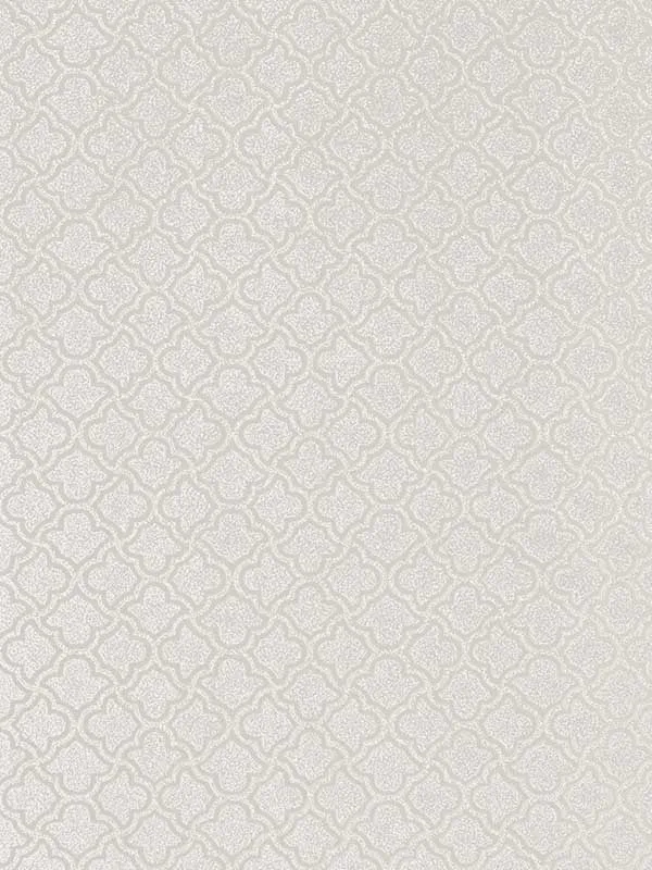 beige textured wallpaper for dining room by Candice Olson
