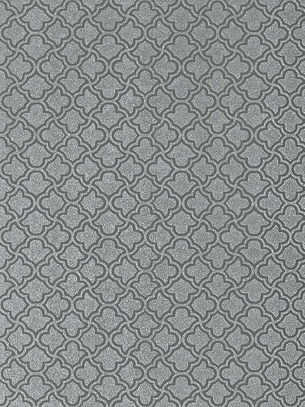 charcoal textured wallpaper for dining room by Candice Olson