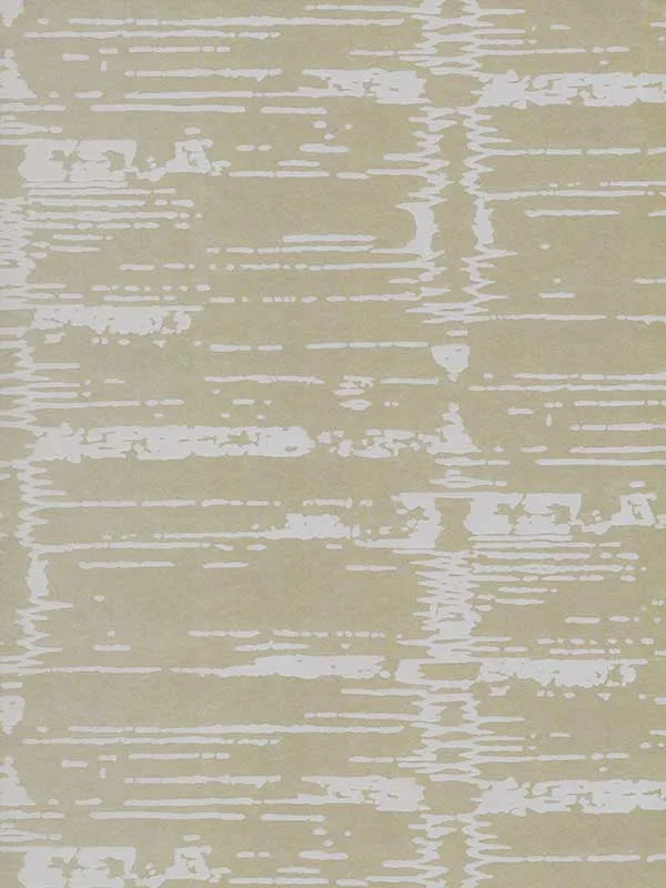 gold and neutral textured wallpaper for office by Candice Olson