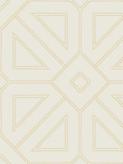 gold geometric wallpaper for bedroom by A Street Prints
