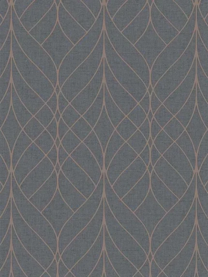 gris patterned wallpaper for bedroom by Veer Decor