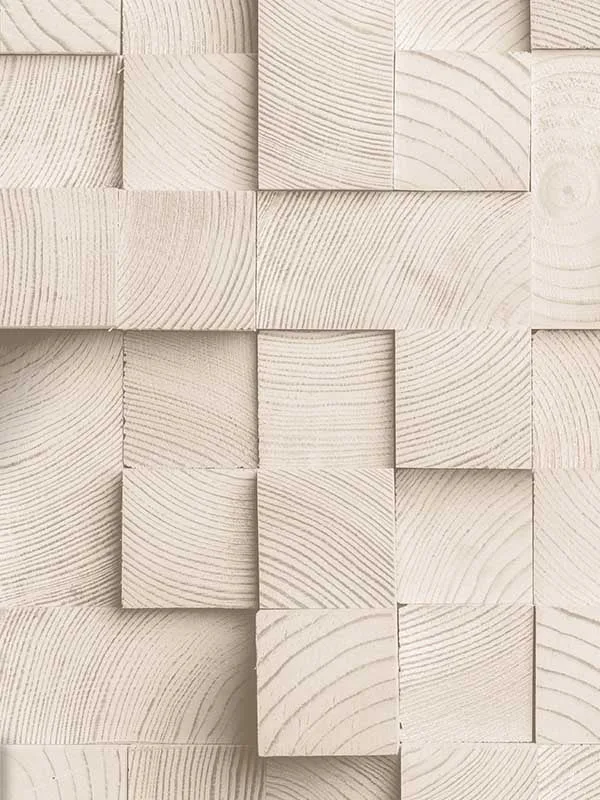 beige wood wallpaper for bedroom by Veer Decor