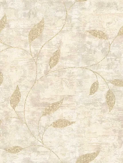neutral botanical wallpaper for bedroom by Advantage