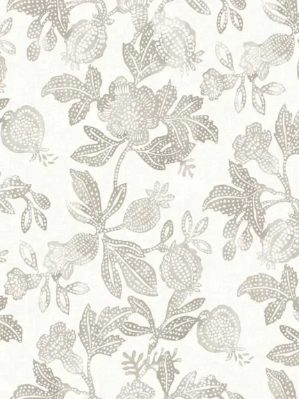 neutral floral wallpaper for bedroom by A Street Prints