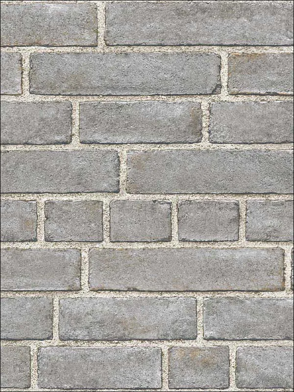grey patterned wallpaper for bedroom by Brewster