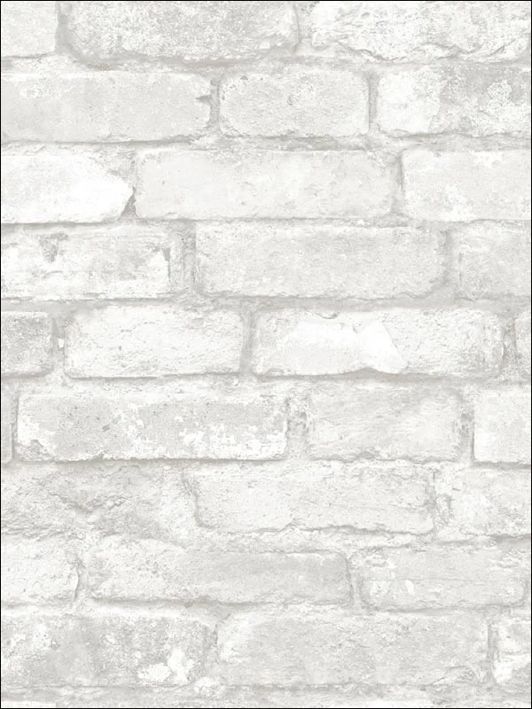grey and white patterned wallpaper for bedroom by Brewster