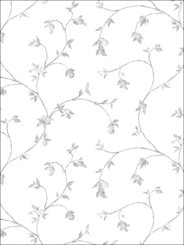 light grey patterned wallpaper for bedroom by Patton Norwall