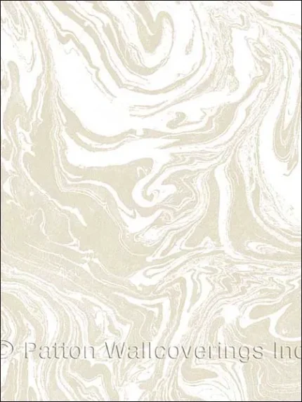 beige patterned wallpaper for bedroom by Patton Norwall