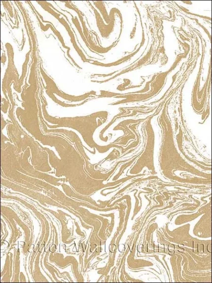 tan patterned wallpaper for bedroom by Patton Norwall
