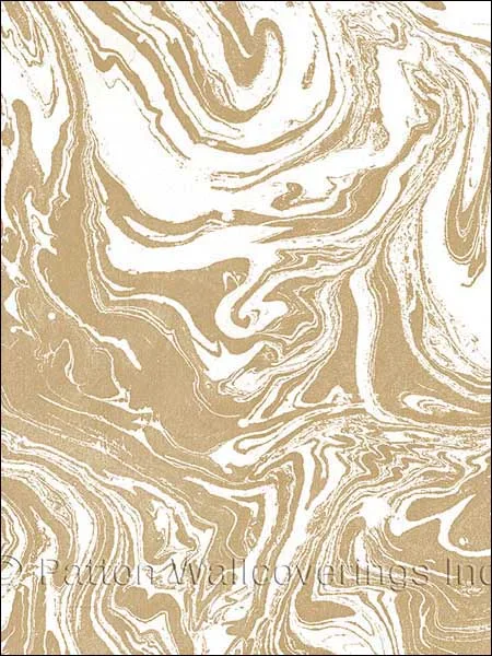 tan patterned wallpaper for bedroom by Patton Norwall