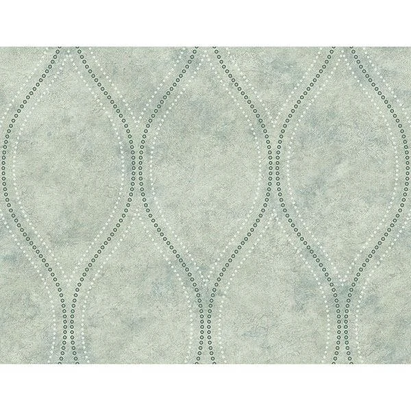 Eira Seafoam Marble Ogee Wallpaper wallpaper by York Wallcoverings