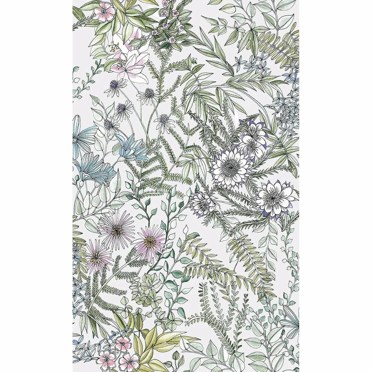 Full Bloom Off White Floral Wallpaper wallpaper by York Wallcoverings