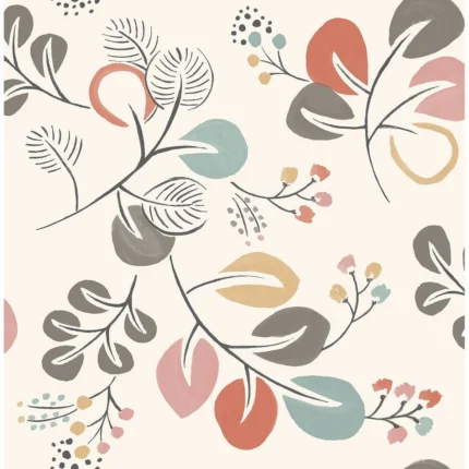 Jona Multicolor Trail Wallpaper wallpaper by York Wallcoverings