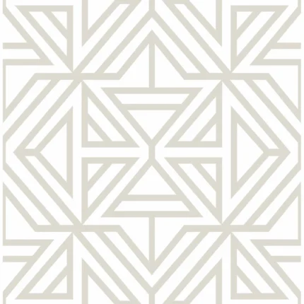 Helios Bone Geometric Wallpaper wallpaper by York Wallcoverings