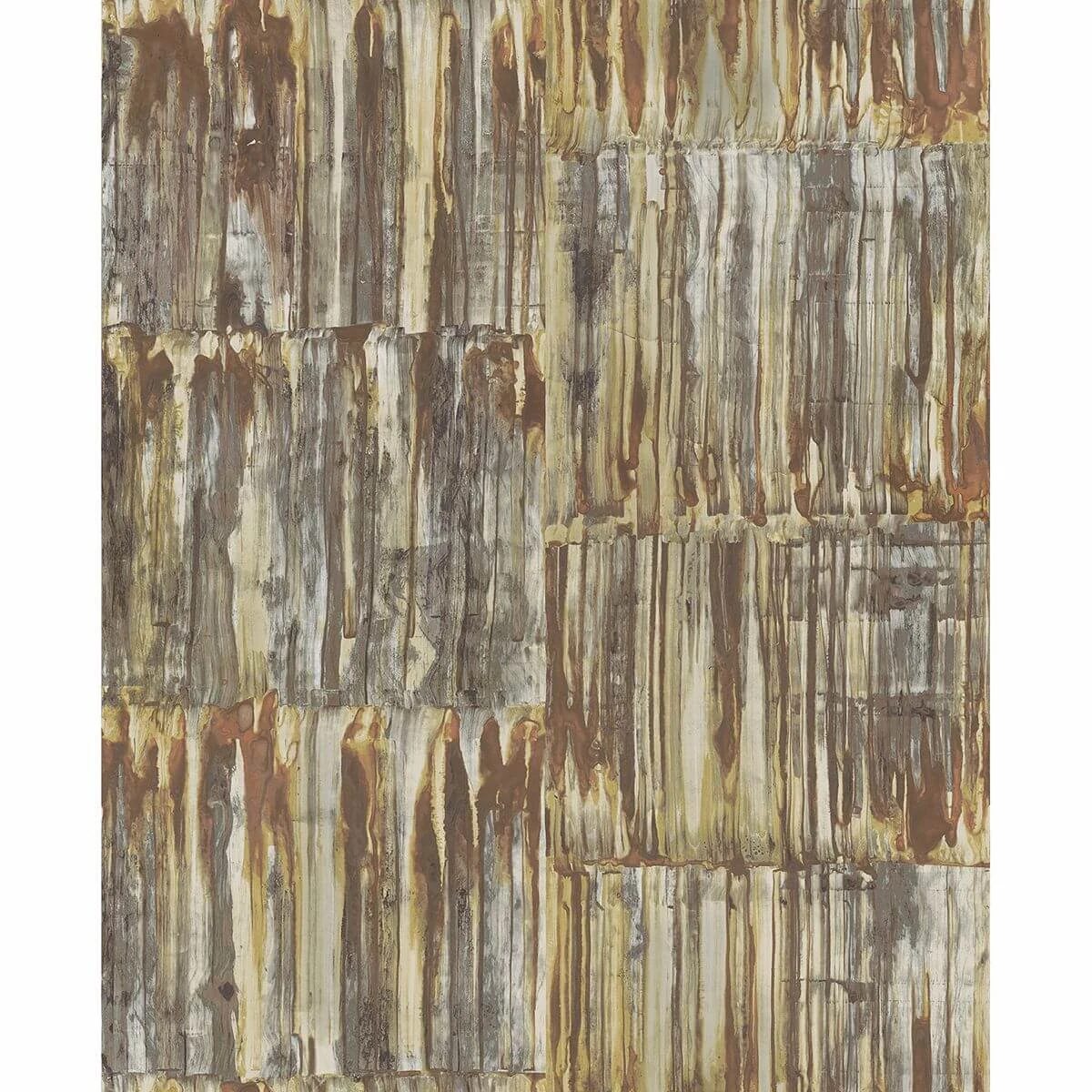 Chavez Brass Patina Panels Wallpaper wallpaper by York Wallcoverings