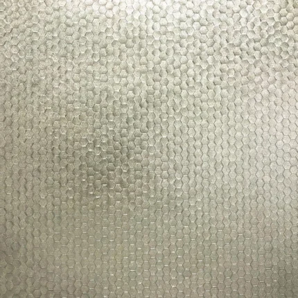 Carbon Platinum Honeycomb Geometric Wallpaper wallpaper by York Wallcoverings