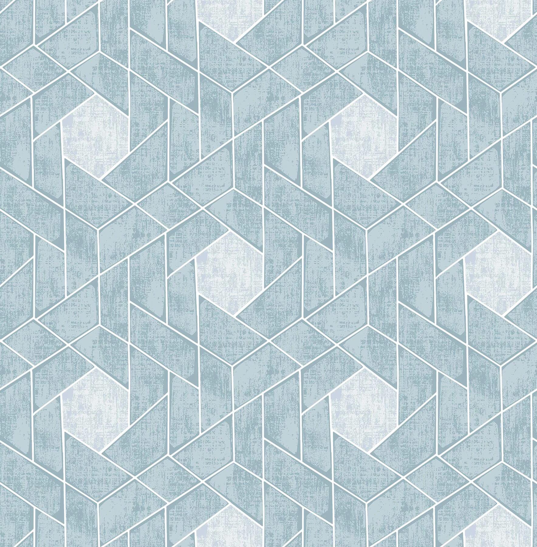 Granada Aqua Geometric Wallpaper wallpaper by York Wallcoverings