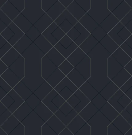 Ballard Indigo Geometric Wallpaper wallpaper by York Wallcoverings