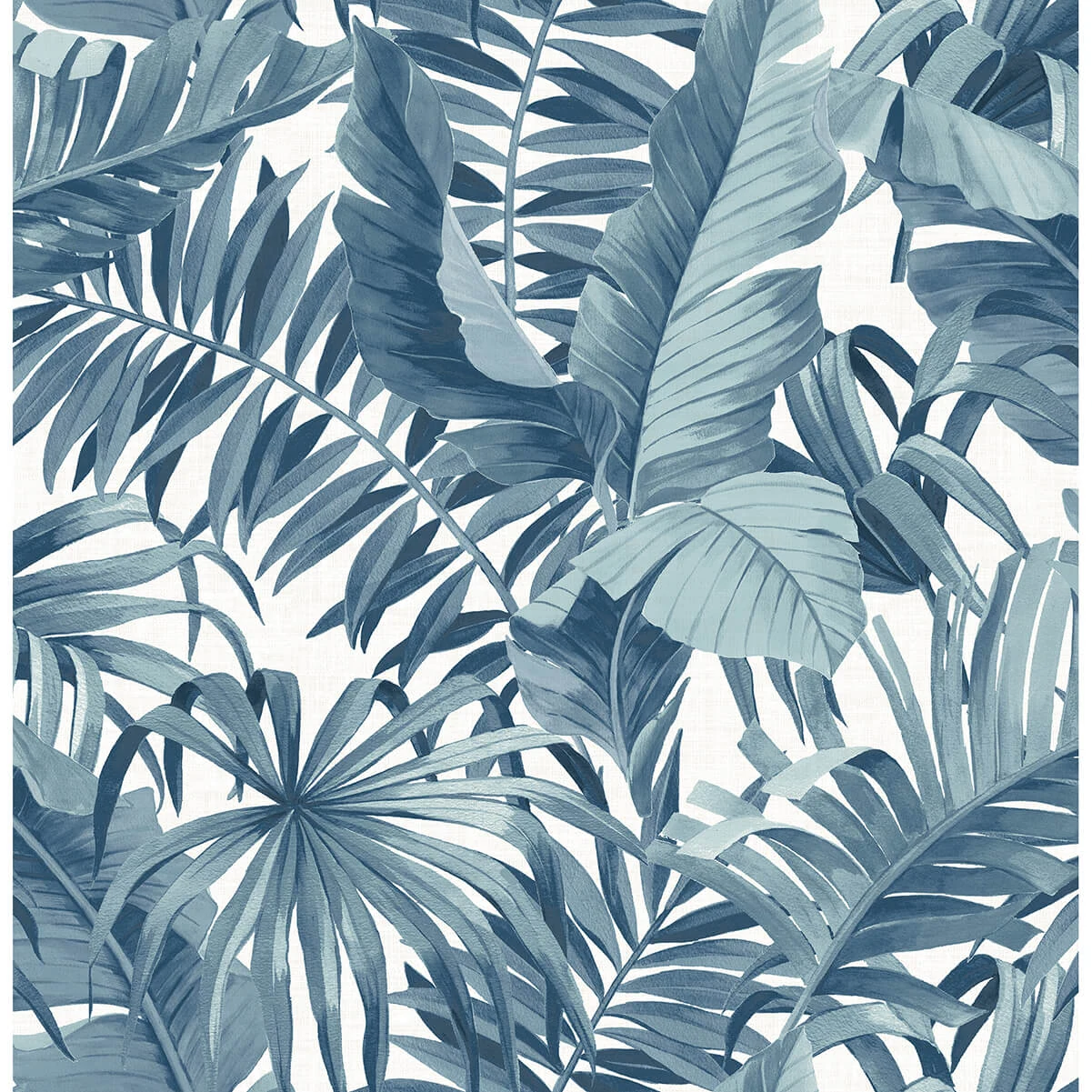 Alfresco Blue Tropical Palm Wallpaper - York Wallpaper Image 1 Alfresco Blue Tropical Palm Wallpaper wallpaper by York Wallcoverings