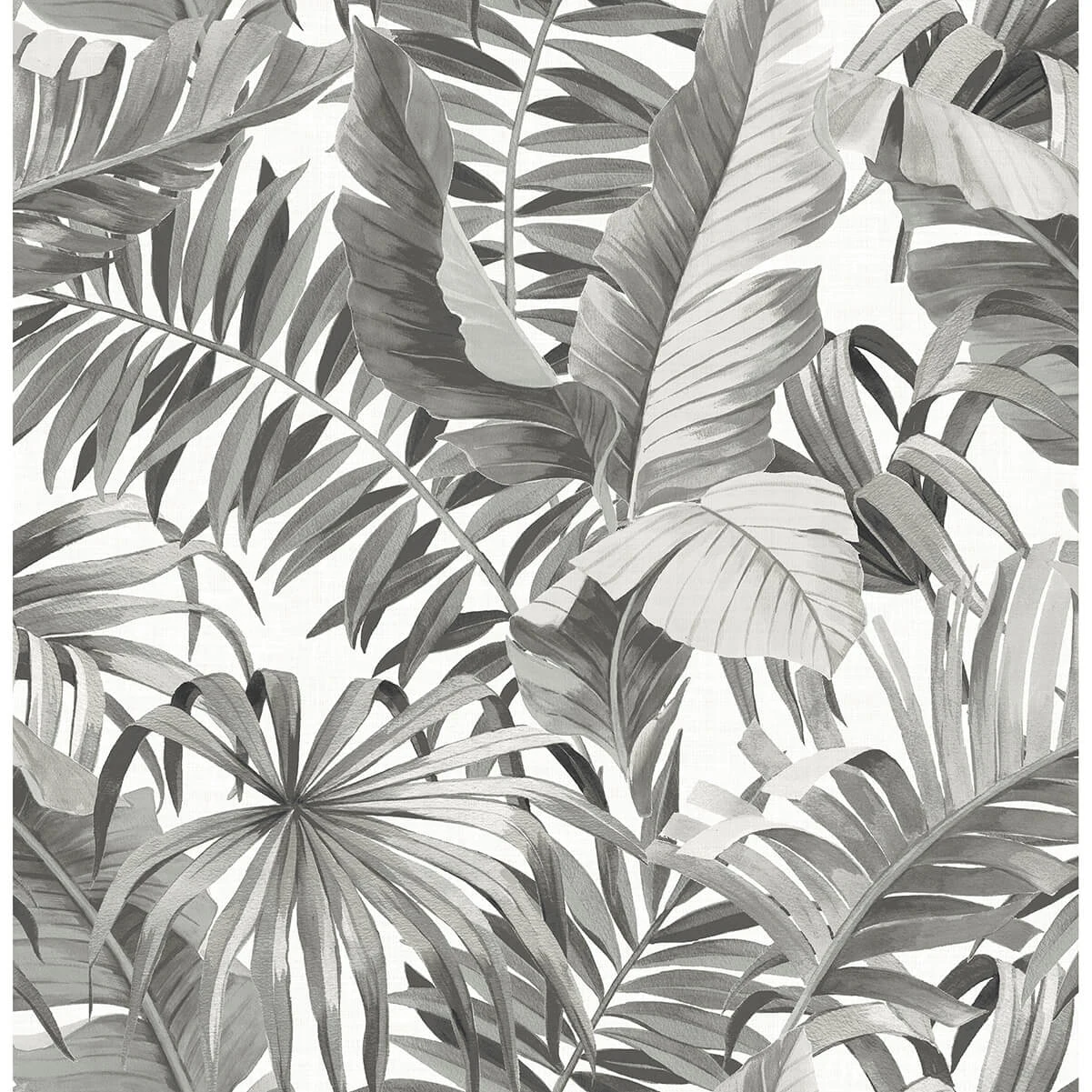 Alfresco Grey Tropical Palm Wallpaper - York Wallpaper Image 1 Alfresco Grey Tropical Palm Wallpaper wallpaper by York Wallcoverings