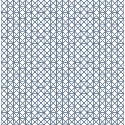 Lisbeth Blue Geometric Lattice Wallpaper wallpaper by York Wallcoverings