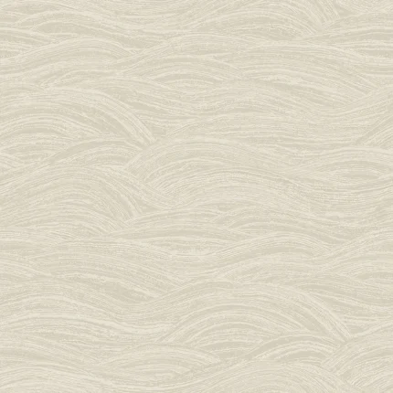 Leith Cream Zen Waves Wallpaper wallpaper by York Wallcoverings