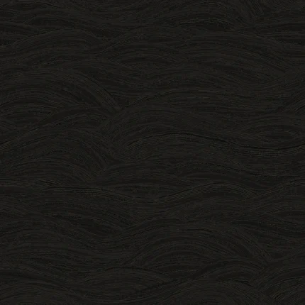 Leith Black Zen Waves Wallpaper wallpaper by York Wallcoverings