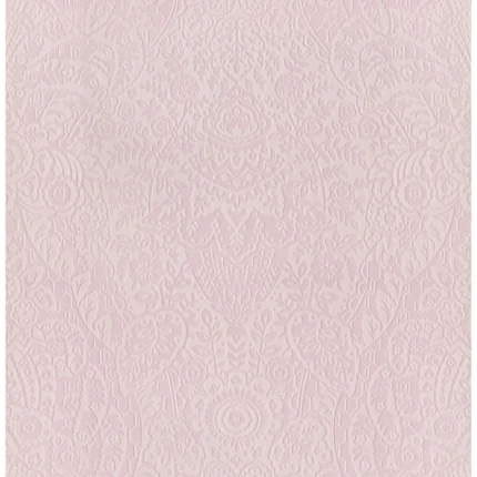 Maris Pink Flock Damask Wallpaper wallpaper by York Wallcoverings