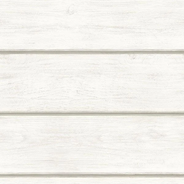 Susanna Off White Wood Planks Wallpaper wallpaper by York Wallcoverings