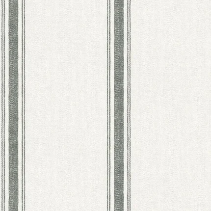 Linette Black Fabric Stripe Wallpaper wallpaper by York Wallcoverings