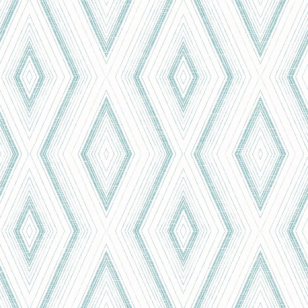 Santa Cruz Turquoise Geometric Wallpaper wallpaper by York Wallcoverings