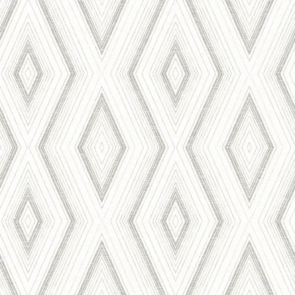 Santa Cruz Grey Geometric Wallpaper wallpaper by York Wallcoverings