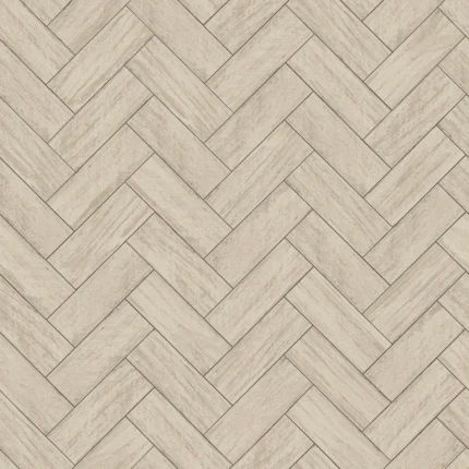 Kaliko Taupe Wood Herringbone Wallpaper wallpaper by York Wallcoverings