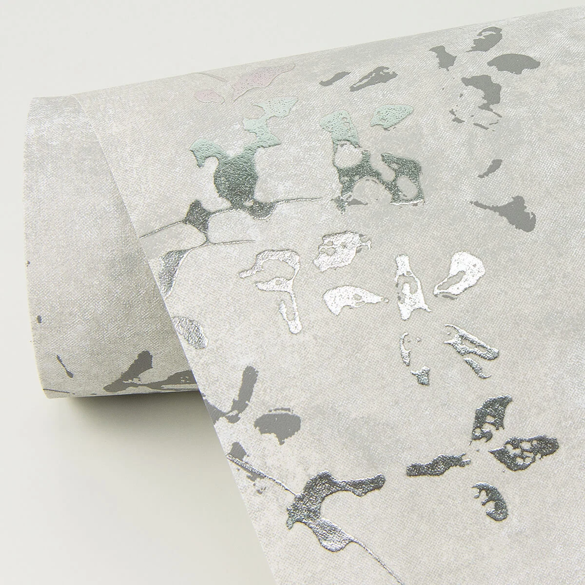 Arian Silver Inkburst Wallpaper wallpaper by York Wallcoverings