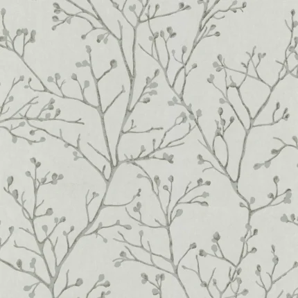 Koura Platinum Budding Branches Wallpaper wallpaper by York Wallcoverings