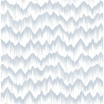 Holmby Light Blue Brushstroke Zigzag Wallpaper By Scott Living wallpaper by York Wallcoverings