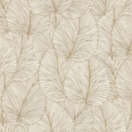 Eilian Gold Palm Wallpaper wallpaper by York Wallcoverings