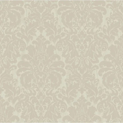 Betina Cream Damask Wallpaper wallpaper by York Wallcoverings
