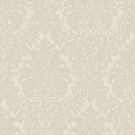 Betina White Damask Wallpaper wallpaper by York Wallcoverings