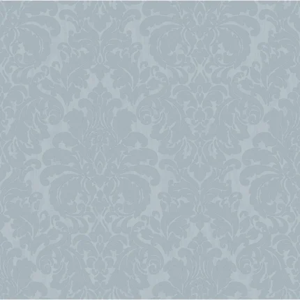Betina Light Blue Damask Wallpaper wallpaper by York Wallcoverings