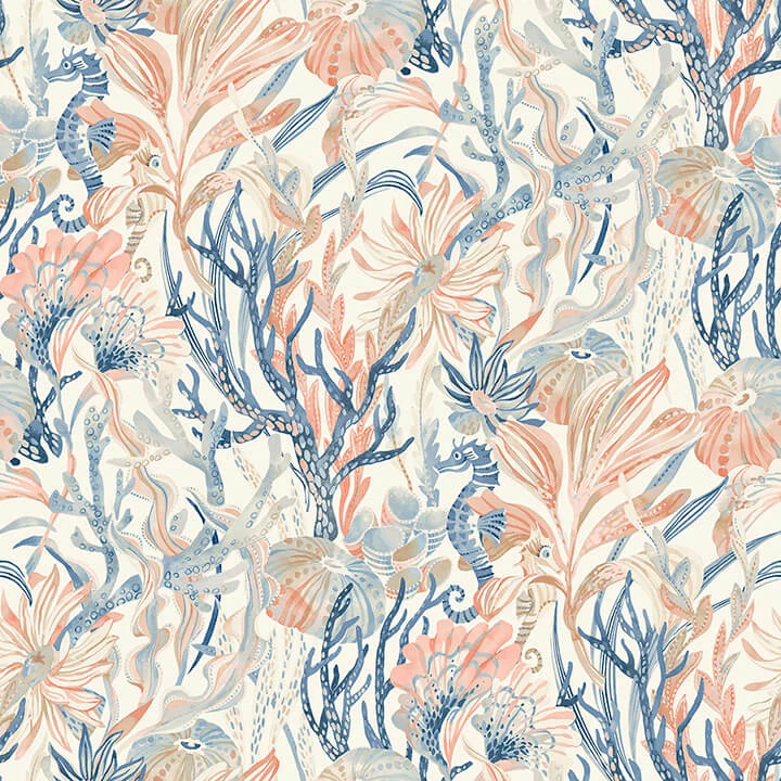 Kelp Garden Coral Tropical Reef Wallpaper wallpaper by York Wallcoverings