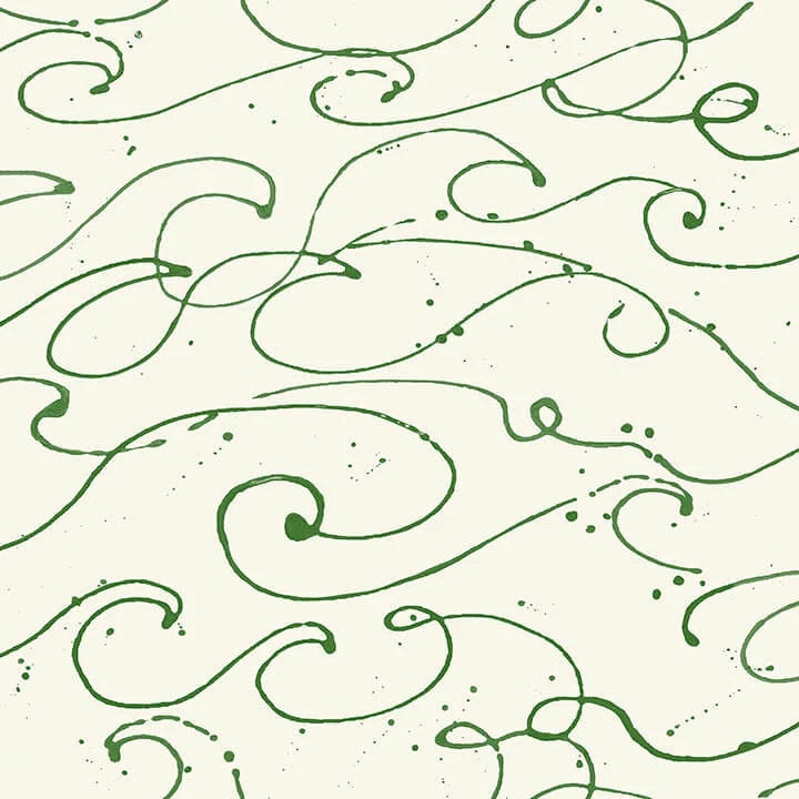 Kuroshio Green Ocean Wave Wallpaper wallpaper by York Wallcoverings