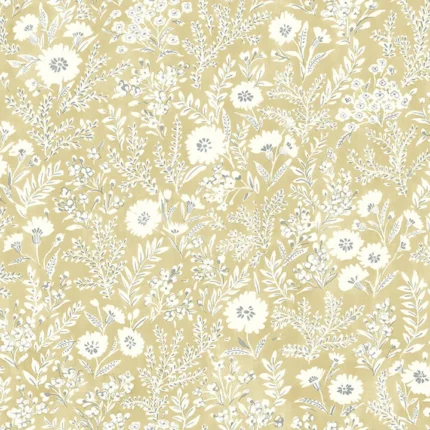 Agathon Wheat Floral Wallpaper wallpaper by York Wallcoverings
