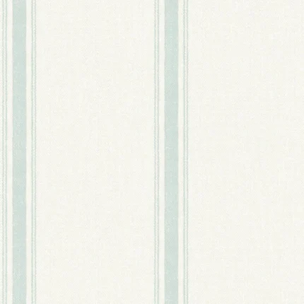 Linette Seafoam Fabric Stripe Wallpaper wallpaper by York Wallcoverings