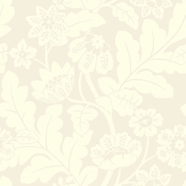 Augusta White Flock Damask Wallpaper wallpaper by York Wallcoverings