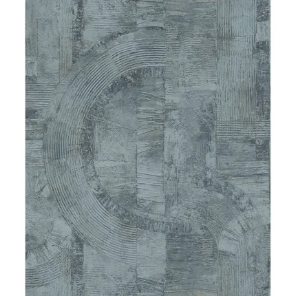 Abe Blue Geo Wallpaper wallpaper by York Wallcoverings