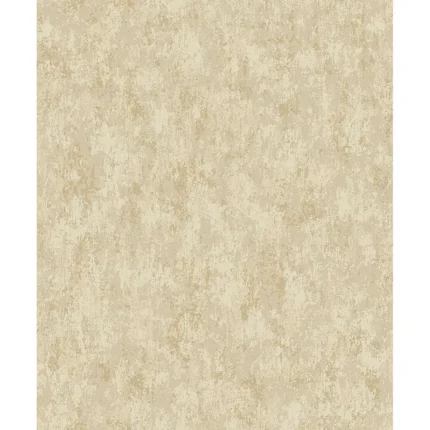 Haliya Champagne Metallic Plaster Wallpaper wallpaper by York Wallcoverings