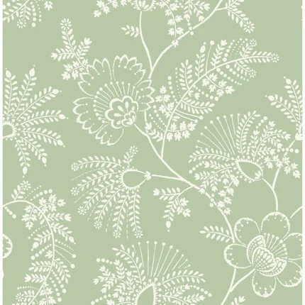 Maeve Sage Jacobean Trail Wallpaper wallpaper by York Wallcoverings